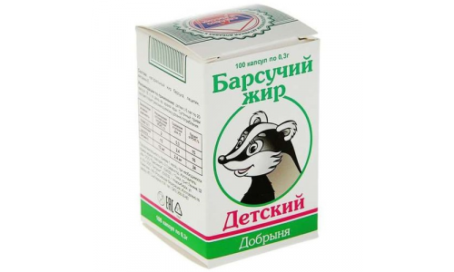 Барсучий жир дет Добрыня, капс №100