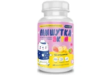 Мишутка мармеладки актив мультифорте 12 вит, паст жев №60 клубника банан