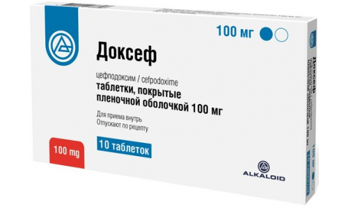 Доксеф, таблетки ппо 100мг №10