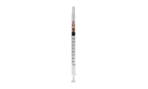 Шприц 1мл 3-х комп игла 26G 0,45х12мм №1