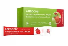 Алесорб Энтеросорбент гель Эрциг для внутр прим пак-стик 10г №18 вкус клубника