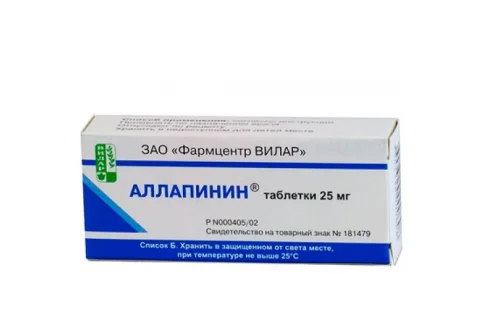 Аллапинин, таблетки 25мг №30
