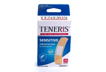 Пластырь Тенерис Сенсетив бактериц №20 н/ткан основа с ион серебра