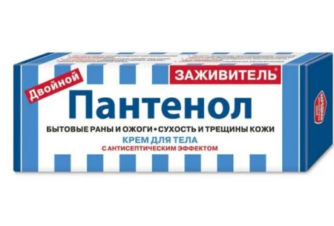 Заживитель крем для тела двойной пантенол с антисепт эффектом 75мл