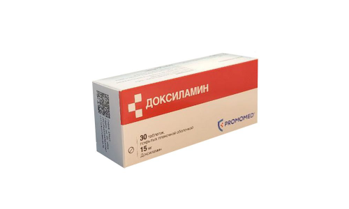 Доксиламин, таблетки ппо 15мг №30