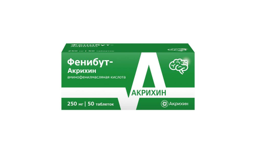 Фенибут-Акрихин, таб 250мг №50