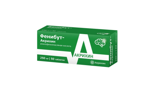 Фенибут-Акрихин, таб 250мг №50 фото 2