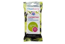 Салфетки влаж а/бактер Cleanberry зеленый чай №10