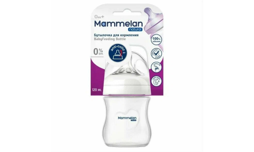 Маммелан бутылочка антиколик силик соска шир горло 0+мес 120мл