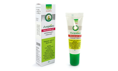 Гербекстра Аюрекс бальзам д/губ с соком алоэ увлаж 10г