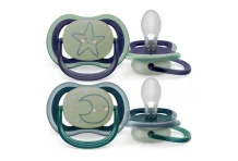 Авент пустышка силик ультра-аир найт 6-18мес №2 376/13