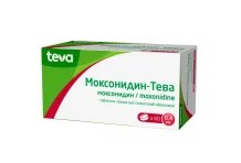 Моксонидин Тева, таблетки ппо 0.4мг №60
