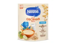Нестле каша мол б/р овсяная с яблоком б/сахара 200г