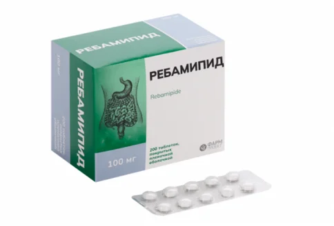 Ребамипид, таб ппо 100мг №200