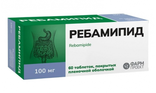 Ребамипид, таблетки ппо 100мг №60
