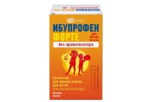 Ибупрофен-форте, сусп для внутр прим 40мг/мл 100г (80мл) б/аромат