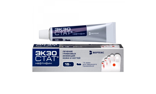 Экзостат, крем для наруж примен 1% 15г