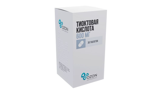 Тиоктовая Кислота, таблетки ппо 600мг №30 фото 2