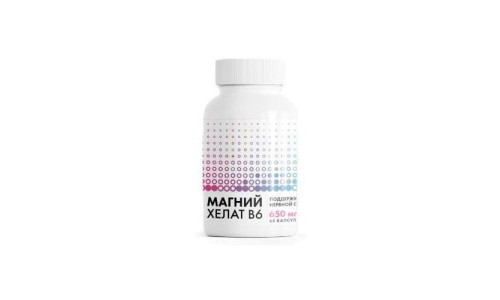 Магний Хелат + В6, капсулы №60