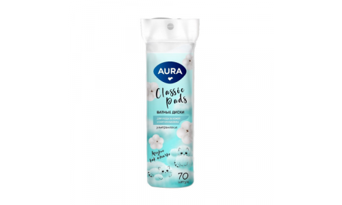 Ватные диски Аура классик №70