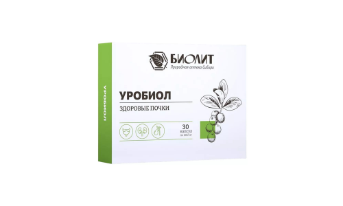 Уробиол комплекс растит экстрактов д/почек, капс №30 фото 2