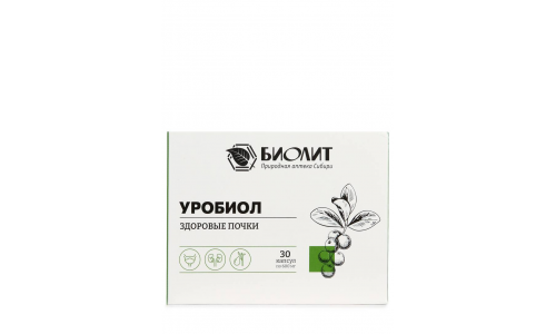 Уробиол комплекс растит экстрактов д/почек, капс №30