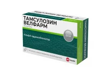 Тамсулозин Велфарм, капс с пролонг высвоб 0,4мг №100