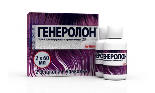 Генеролон, спрей д/наруж примен 2% 60мл №2
