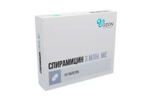 Спирамицин, таб ппо 3млн МЕ №10
