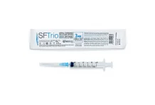 Шприц 3мл 3-х комп игла 23G (0,6х30мм) №1 SF Trio
