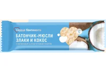 Батончик-мюсли специализир злаки и кокос с вит С 25г Сердце Континента