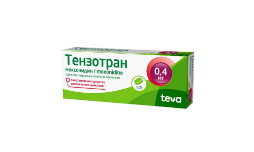 Тензотран, таб ппо 0,4мг №28
