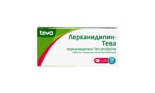 Лерканидипин-Тева, таб ппо 10мг №28