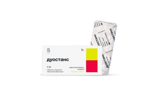 Дуостанс, таб ппо 12,5мг+50мг №90
