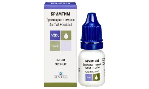 Бримтим, капли глазн 2мг/мл+5мг/мл фл-кап 5мл