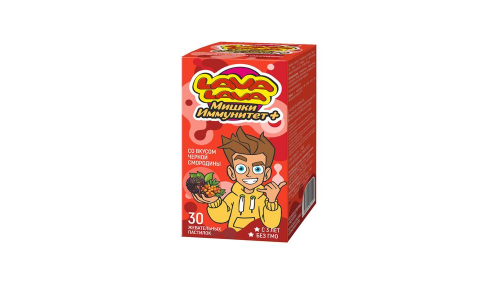 Лава Лава Мишки иммунитет, пастилки жев 2,5г №30