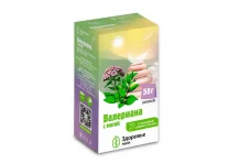 Валериана с мятой 50г Здоровье Health