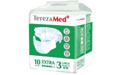 ТерезаМед Нормал подгузники р.L (100-150см) №10