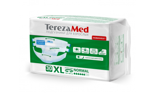 ТерезаМед Нормал подгузники р.XL (120-160см) №30
