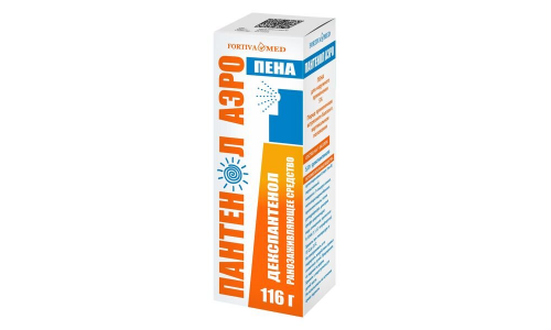 Пантенол Аэро, пена д/наруж прим 116г