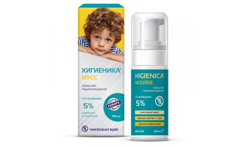 Хигиеника мусс ср-во педикулицидное 100мл