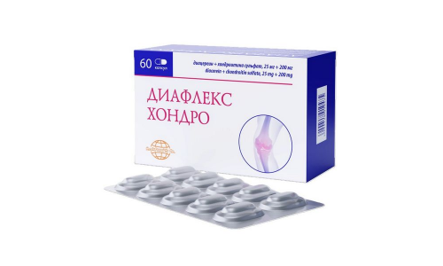 Диафлекс Хондро, капс 25мг+200мг №60
