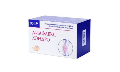 Диафлекс Хондро, капс 25мг+200мг №90 фото 2