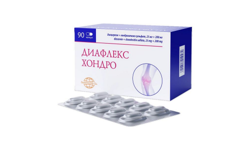 Диафлекс Хондро, капс 25мг+200мг №90