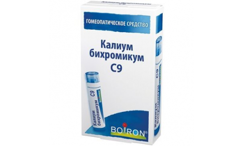 Калиум Бихромикум C9 монокомп гран гомеопат 4г минер-химич происх
