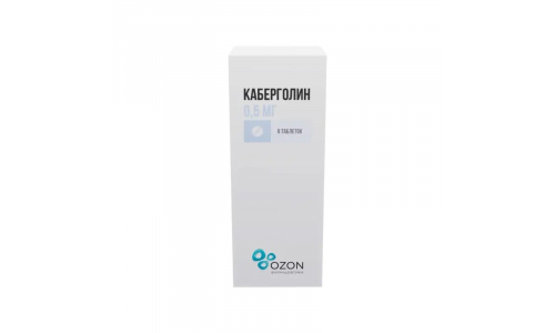 Каберголин, таб 0,5мг №8