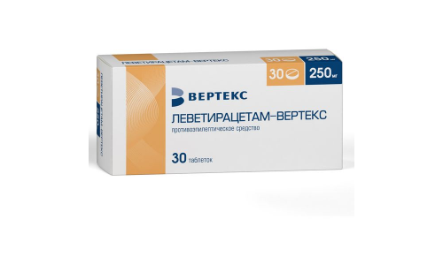 Леветирацетам-Вертекс, таб ппо 250мг №30