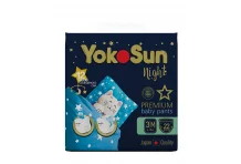 Yokosun Premium трусики-подгузники д/детей ночные р.M №22 6-10кг (арт F)