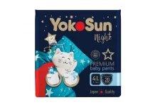 Yokosun Premium трусики-подгузники д/детей ночные р.L №20 9-14кг (арт F)