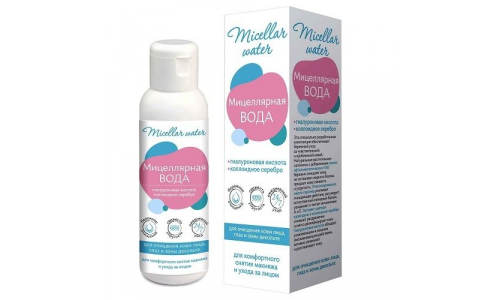 Мицеллярная вода гиалурон к-та и коллоидное серебро 100мл